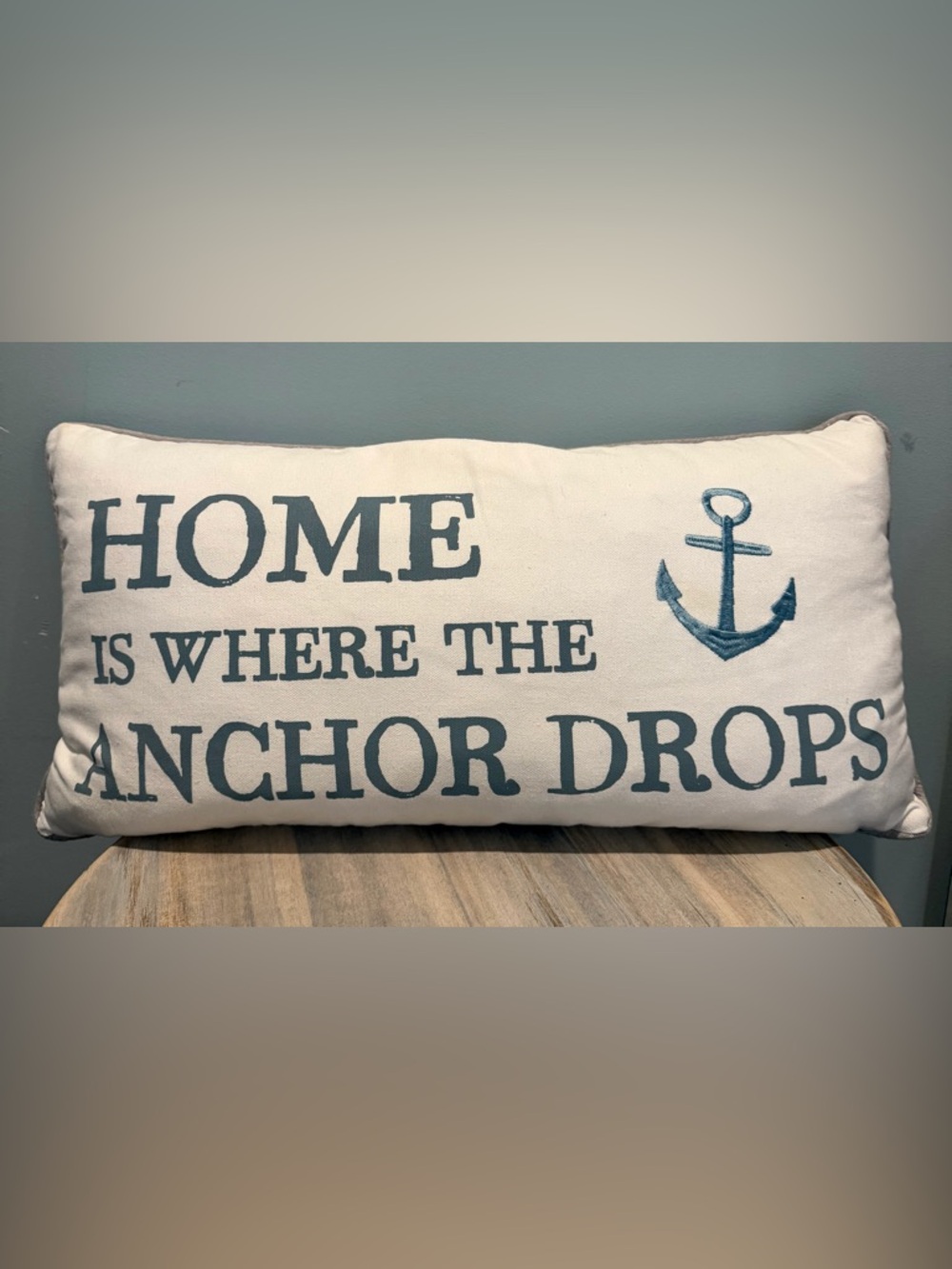 Decor Pillow Anchor Nautical